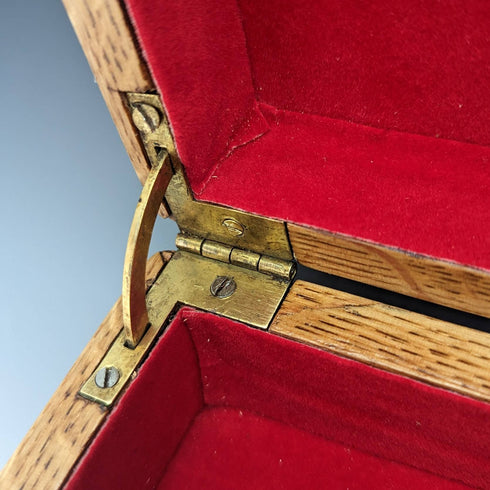 British Vintage Wooden Box Natural
